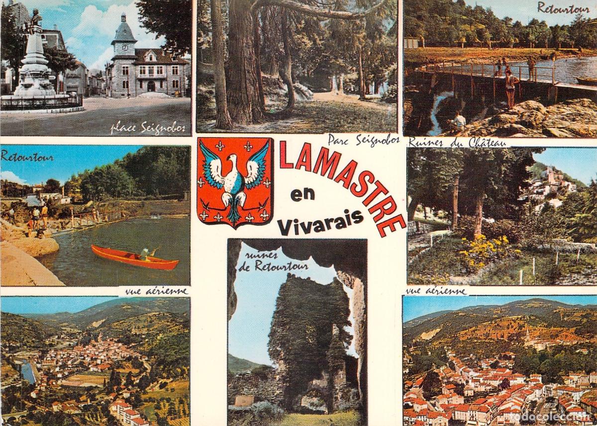 Postales: Postal Multivista de Lamastre-en-Vivarais, Ard&egrave;che, Francia