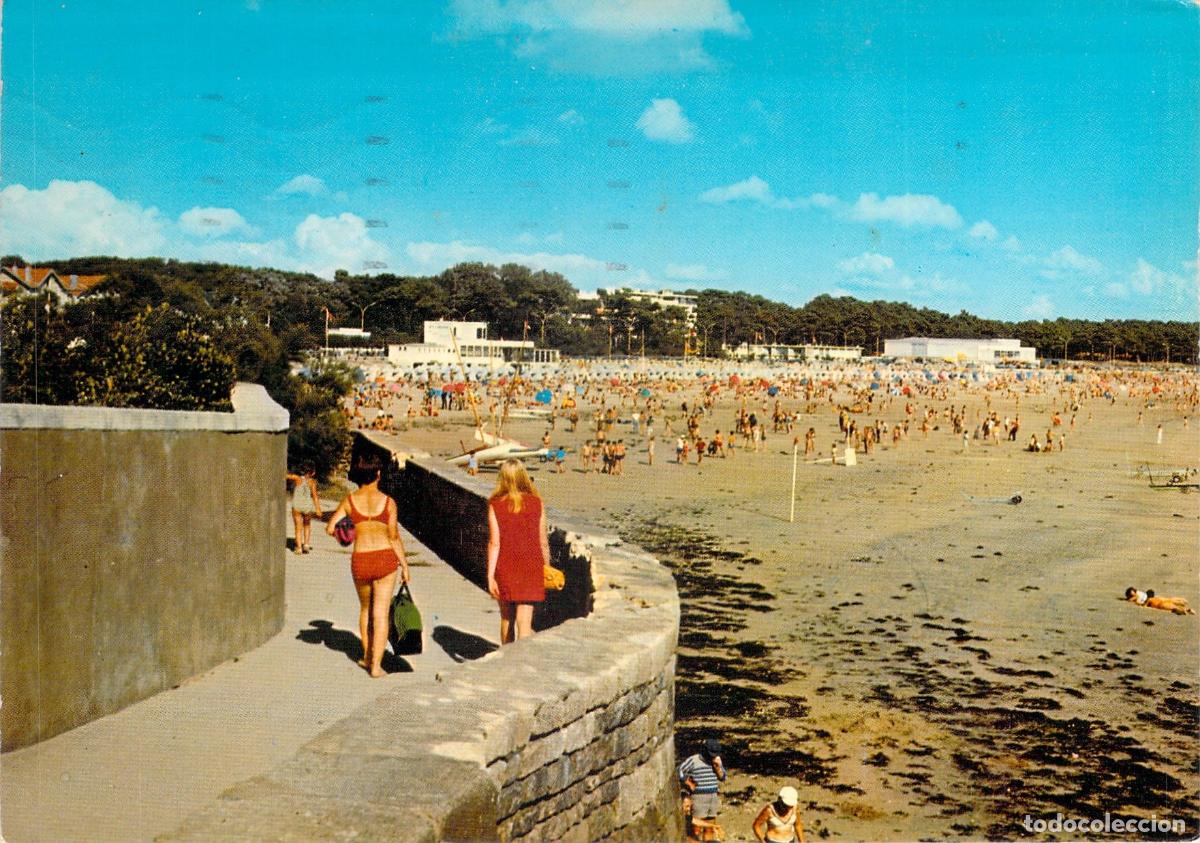 Postales: Postal de la Playa de Saint-Georges-de-Didonne, Francia