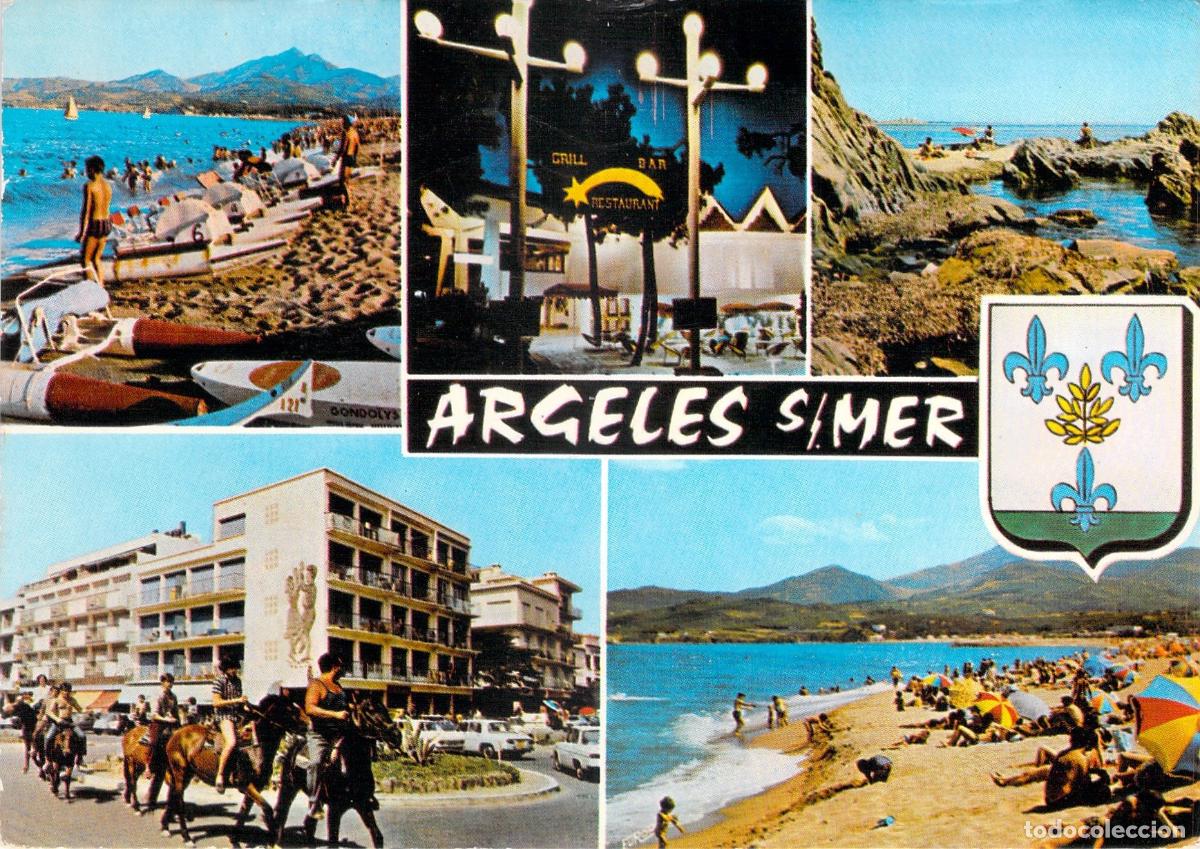 Postales: Postal Multivista de Argel&egrave;s-sur-Mer, C&ocirc;te Vermeille