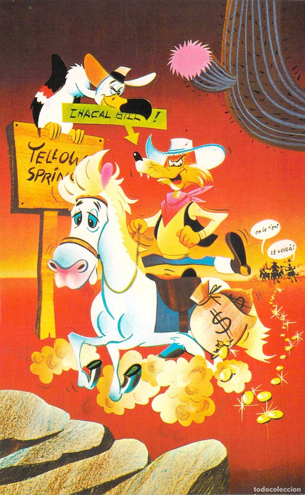 Postales: Postal Ilustrada de Chacal Bill - C&oacute;mic de Pif Gadget