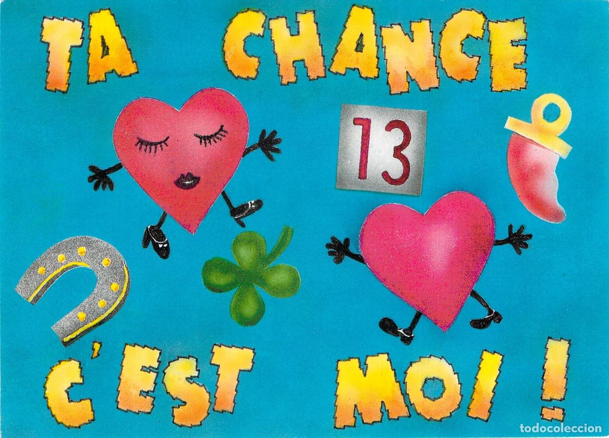 Postales: Postal de Ilustraci&oacute;n de Edith Mut Ta Chance C'est Moi