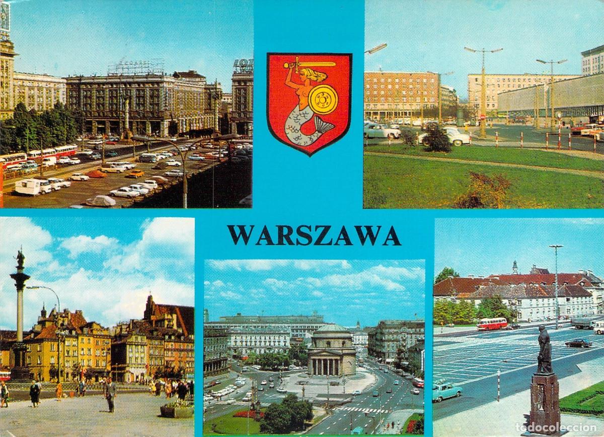 Postales: Postal de Varsovia con Vistas de Plazas de la Ciudad