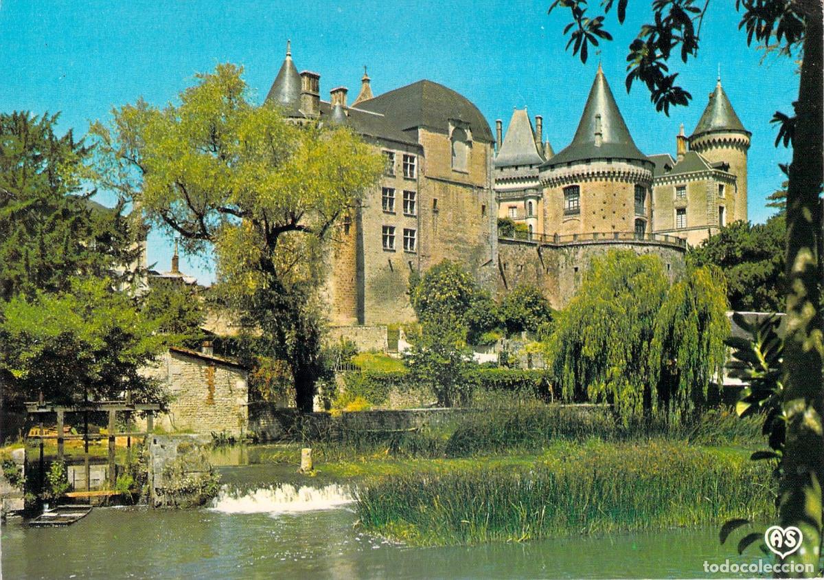 Postales: Postal del Castillo de Verteuil en Charente Francia