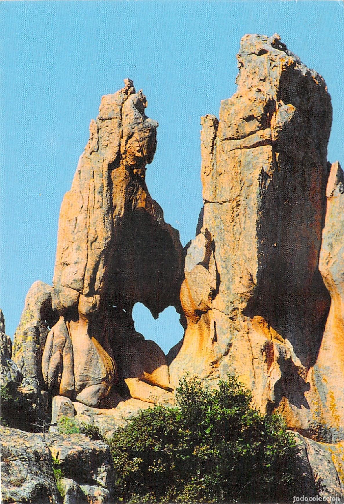 Postales: Postal de Les Calanches de Piana C&oacute;rcega Coraz&oacute;n de los Amantes
