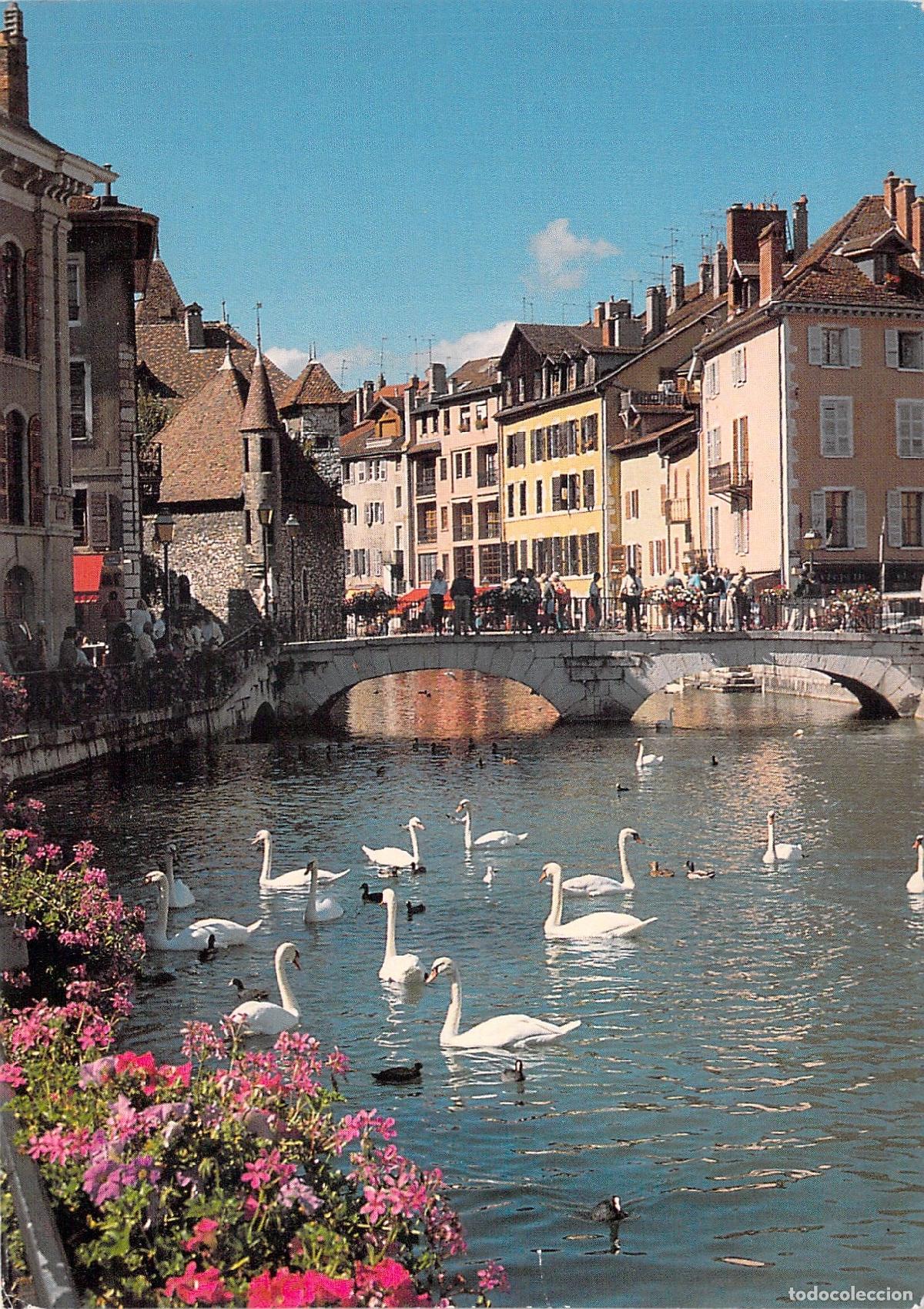Postales: Postal de Annecy Francia La Vieille Ville y Canales