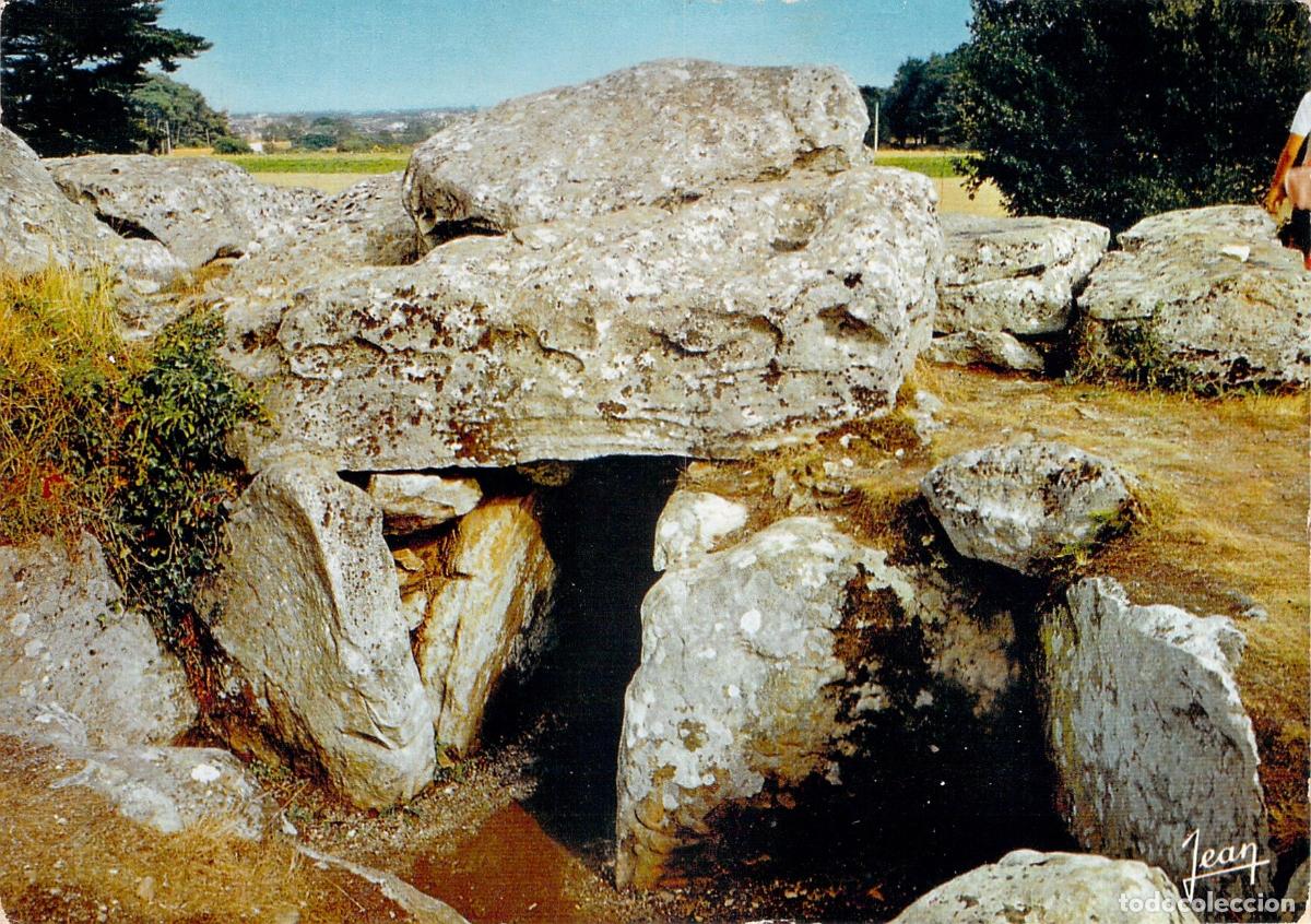 Postcards: Postal de las Piedras Dru&iacute;dicas en Pornic, Breta&ntilde;a