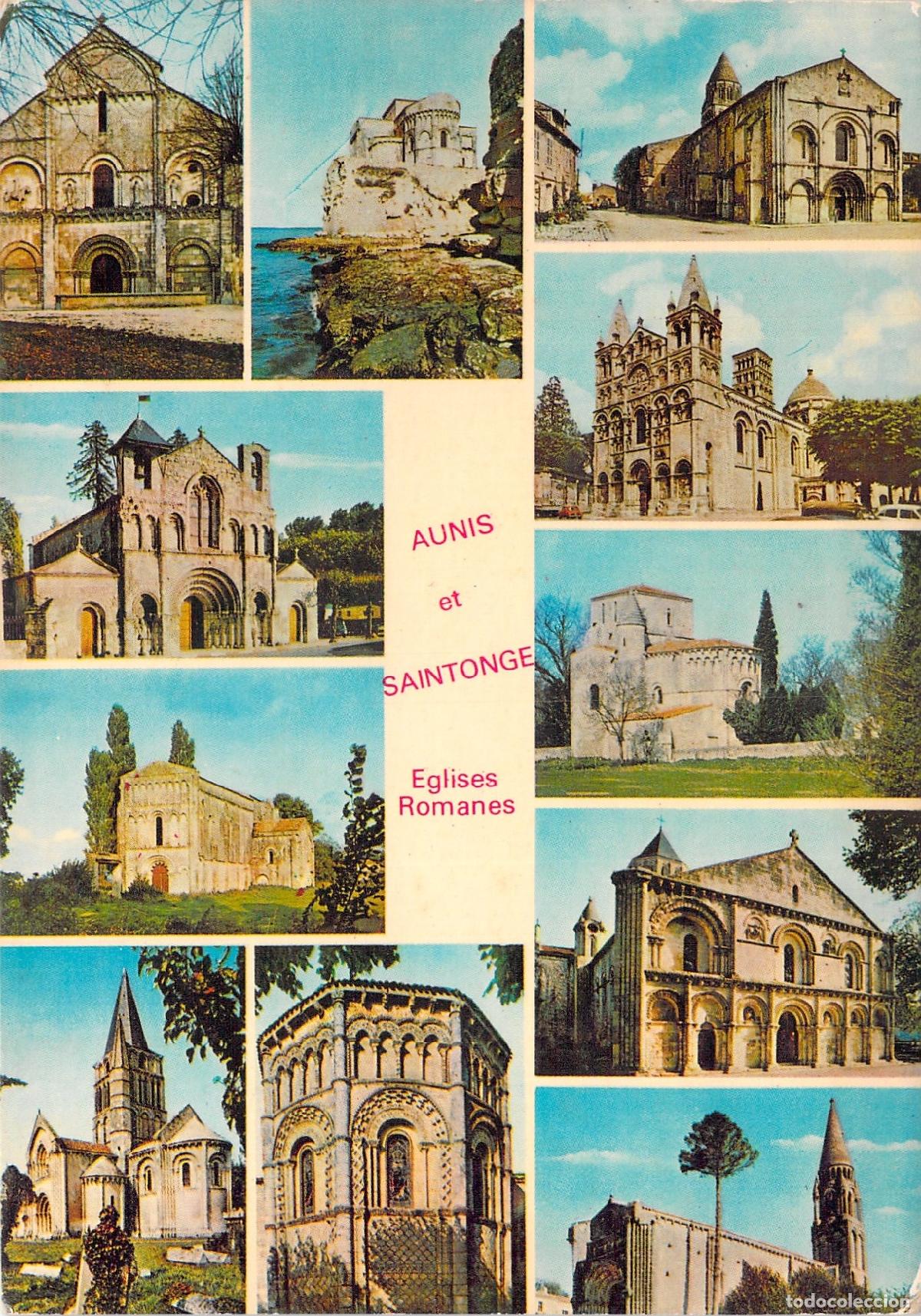 Postales: Postal Iglesias Rom&aacute;nicas de Aunis y Saintonge Francia