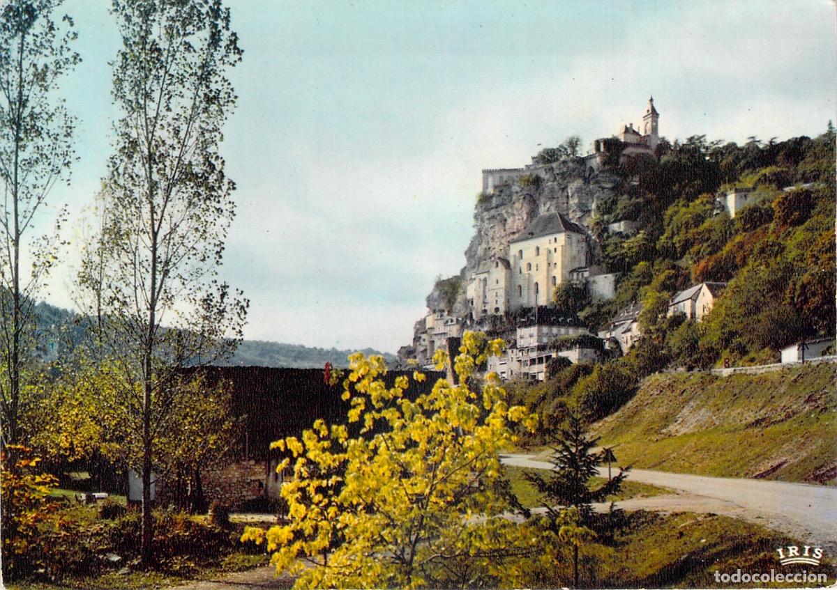 Postales: Postal de Rocamadour Vista General del Lugar de Peregrinaci&oacute;n Francia
