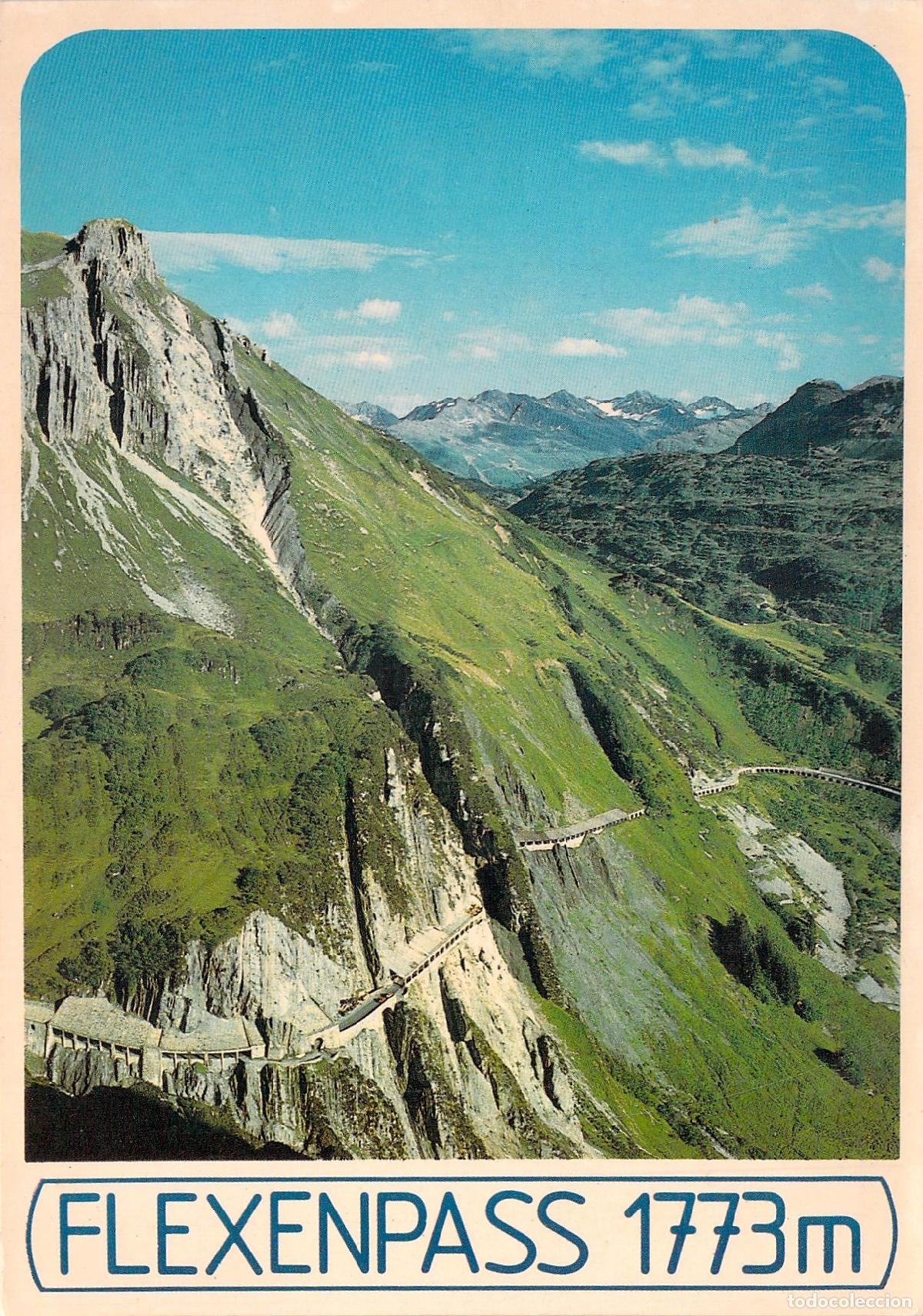 Postales: Postal del Paso de Flexen, Carretera Alpina en Vorarlberg, Austria
