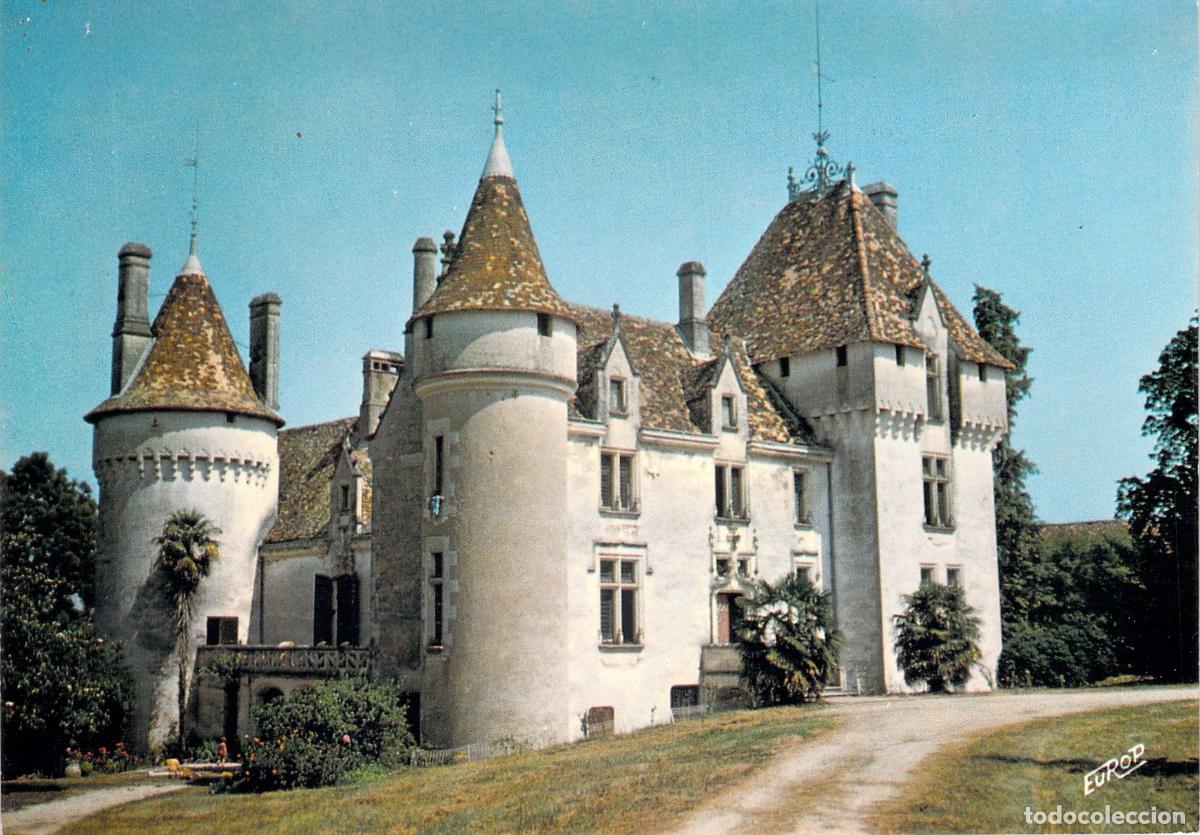 Postcards: Postal Castillo de Montcheuil en Saint-Martial-de-Valette Francia