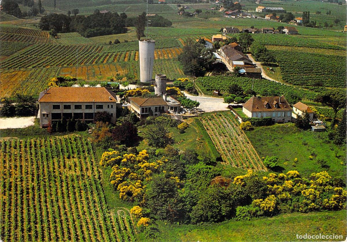 Postcards: Postal de Vista A&eacute;rea del Moulin de Malfourat en Monbazillac, Dordogne