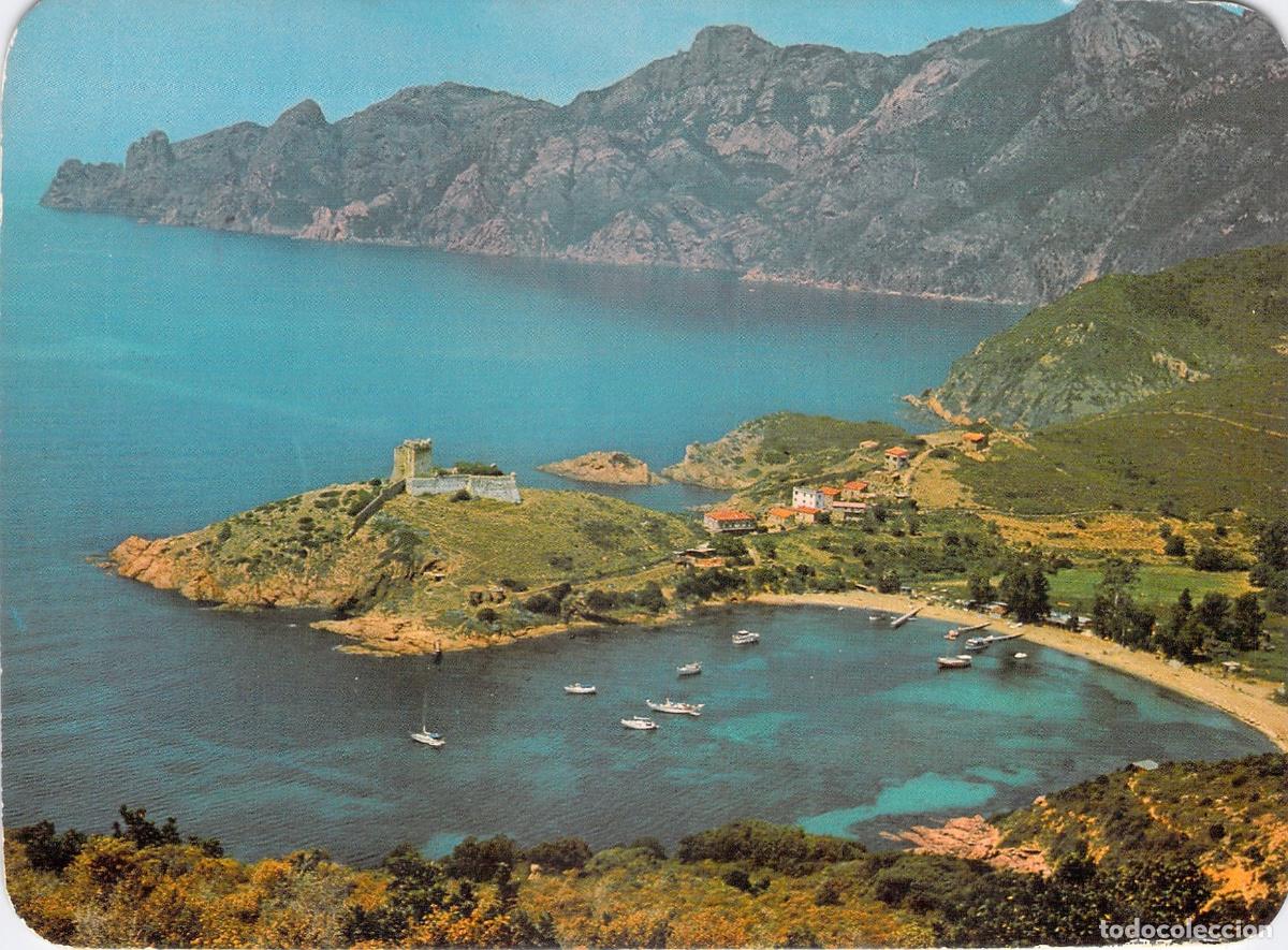 Postcards: Postal de Girolata C&oacute;rcega Panorama del Golfo y Fuerte
