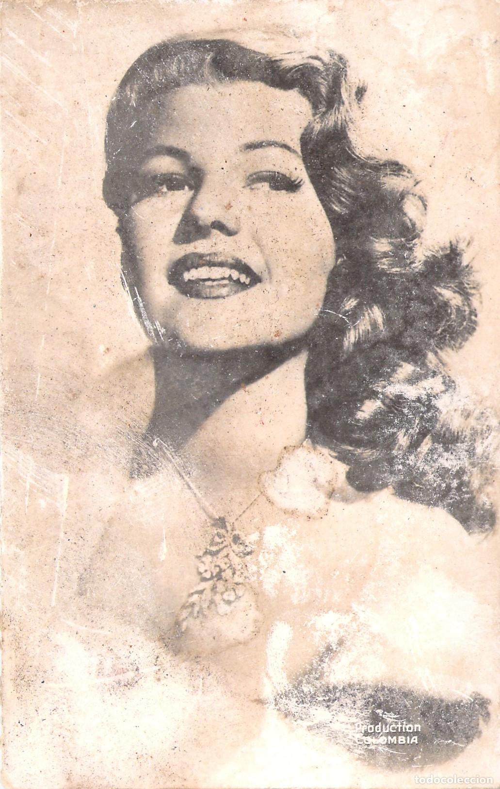 Postales: Postal de Rita Hayworth Actriz de Hollywood Editions du Globe