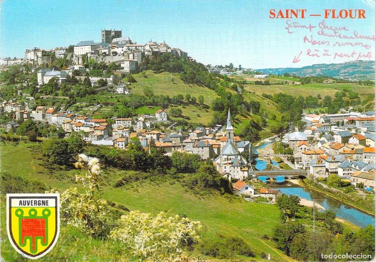 Postales: Postal de la Vista General de Saint-Flour en Cantal Auvergne