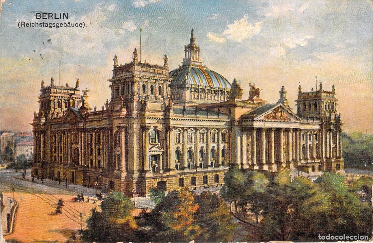 Postales: Postal de Berl&iacute;n, Edificio del Reichstag, Alemania
