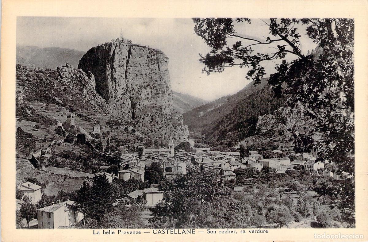 Postales: Postal de Castellane, La Belle Provence - Son rocher