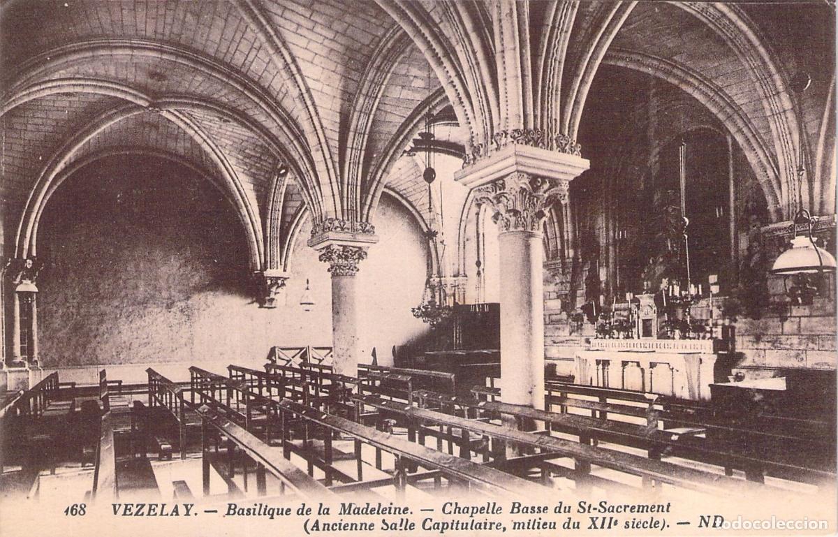 Postcards: Postal de la Bas&iacute;lica de la Magdalena en V&eacute;zelay, Capilla