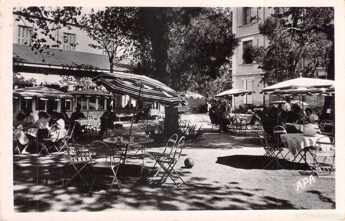 Postcards: Postal Terraza del Restaurante Establecimiento Hidromineral Le Boulou