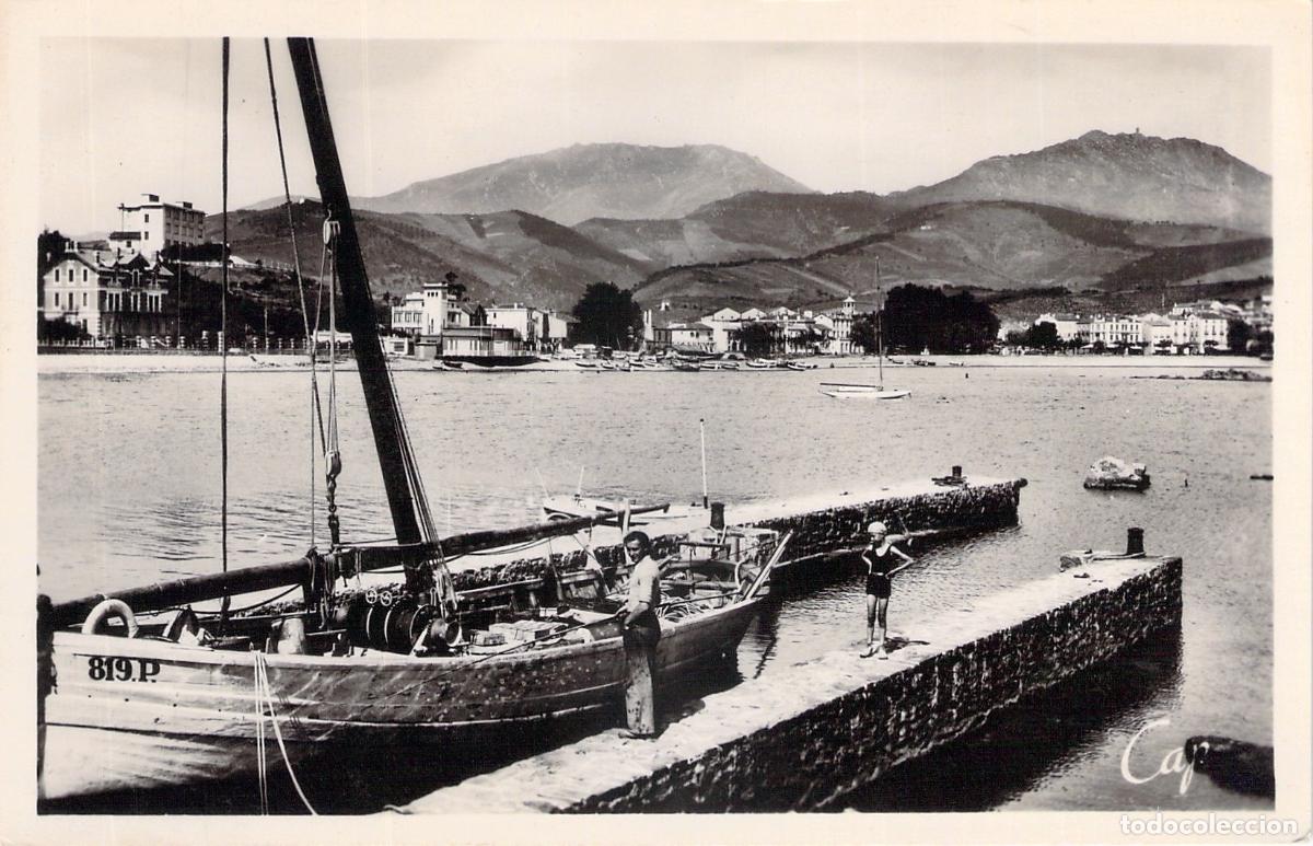 Postales: Postal Banyuls-sur-Mer Vista hacia el Miramar y el Casino