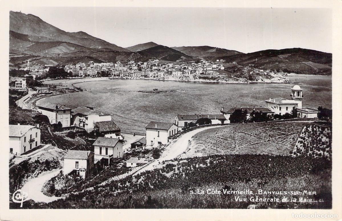 Postales: Postal de Banyuls-sur-Mer Vista General de la Bah&iacute;a C&ocirc;te Vermeille