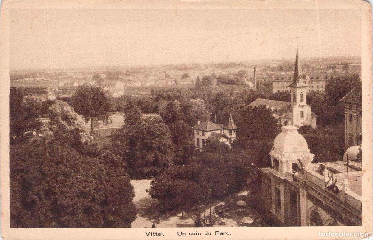 Postales: Postal de Vittel - Vista de un Rinc&oacute;n del Parque