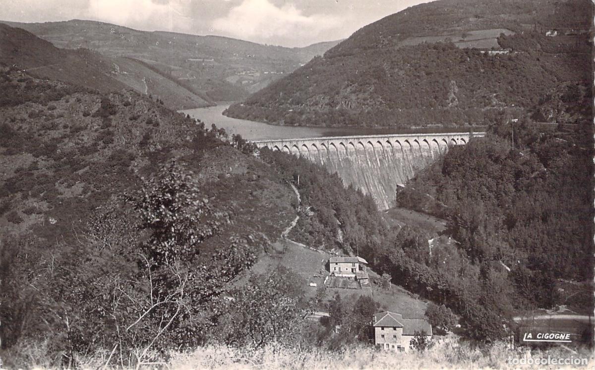 Postales: Postal de la Presa de la T&acirc;che en Renaison, Loire