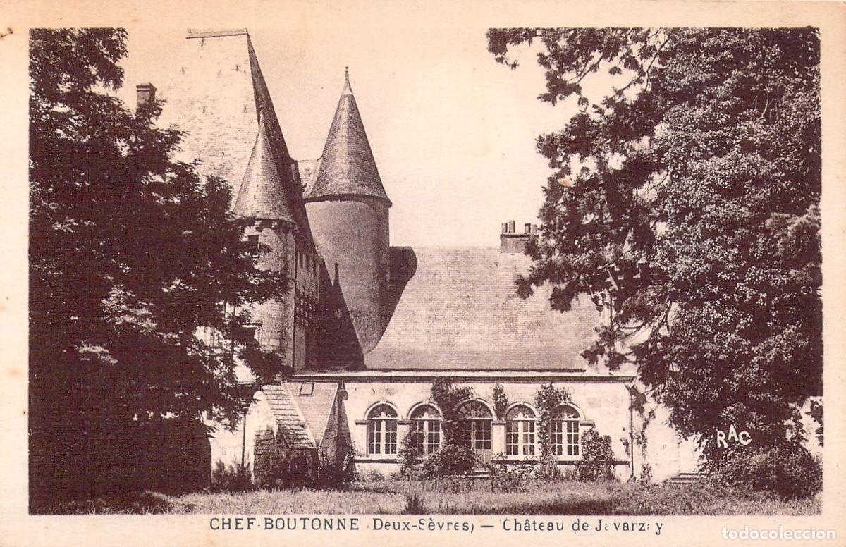 Postales: Tarjeta Postal Ch&acirc;teau de Javarzay, Chef-Boutonne, Francia