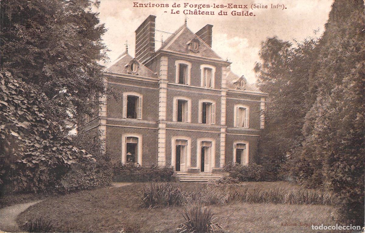 Postales: Postal del Ch&acirc;teau du Guide en Forges-les-Eaux, Francia