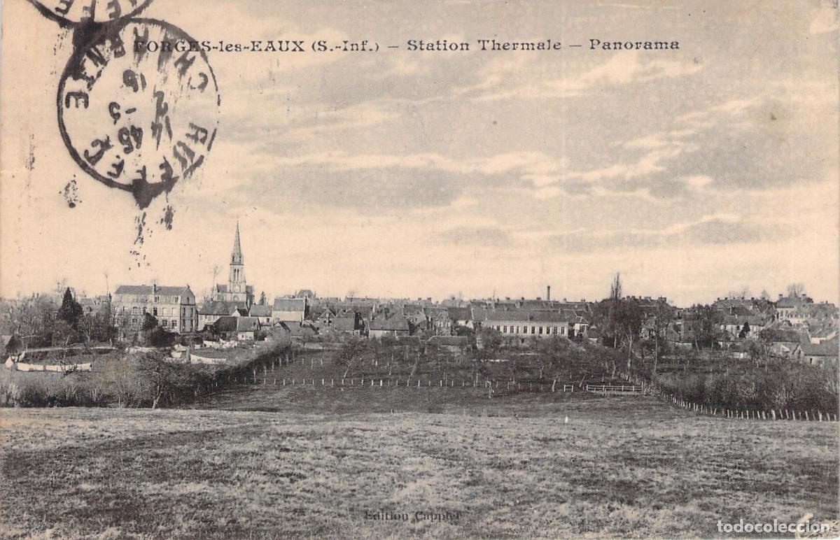 Postales: Postal de Forges-les-Eaux Estaci&oacute;n Termal Francia