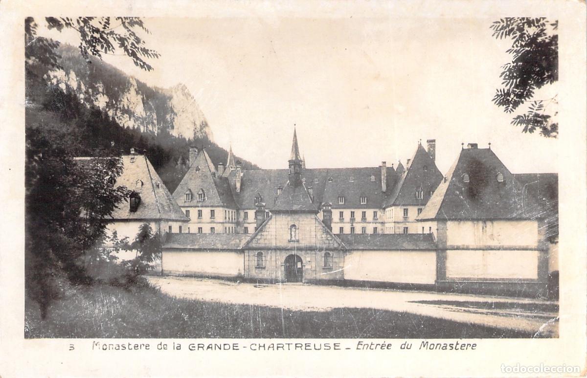 Postales: Postal de la Entrada al Monasterio de la Grande Chartreuse