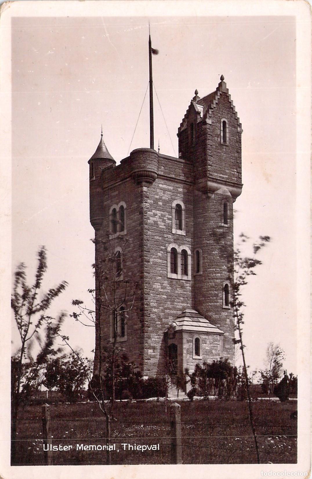 Postales: Postal de la Torre Conmemorativa de Ulster en Thiepval