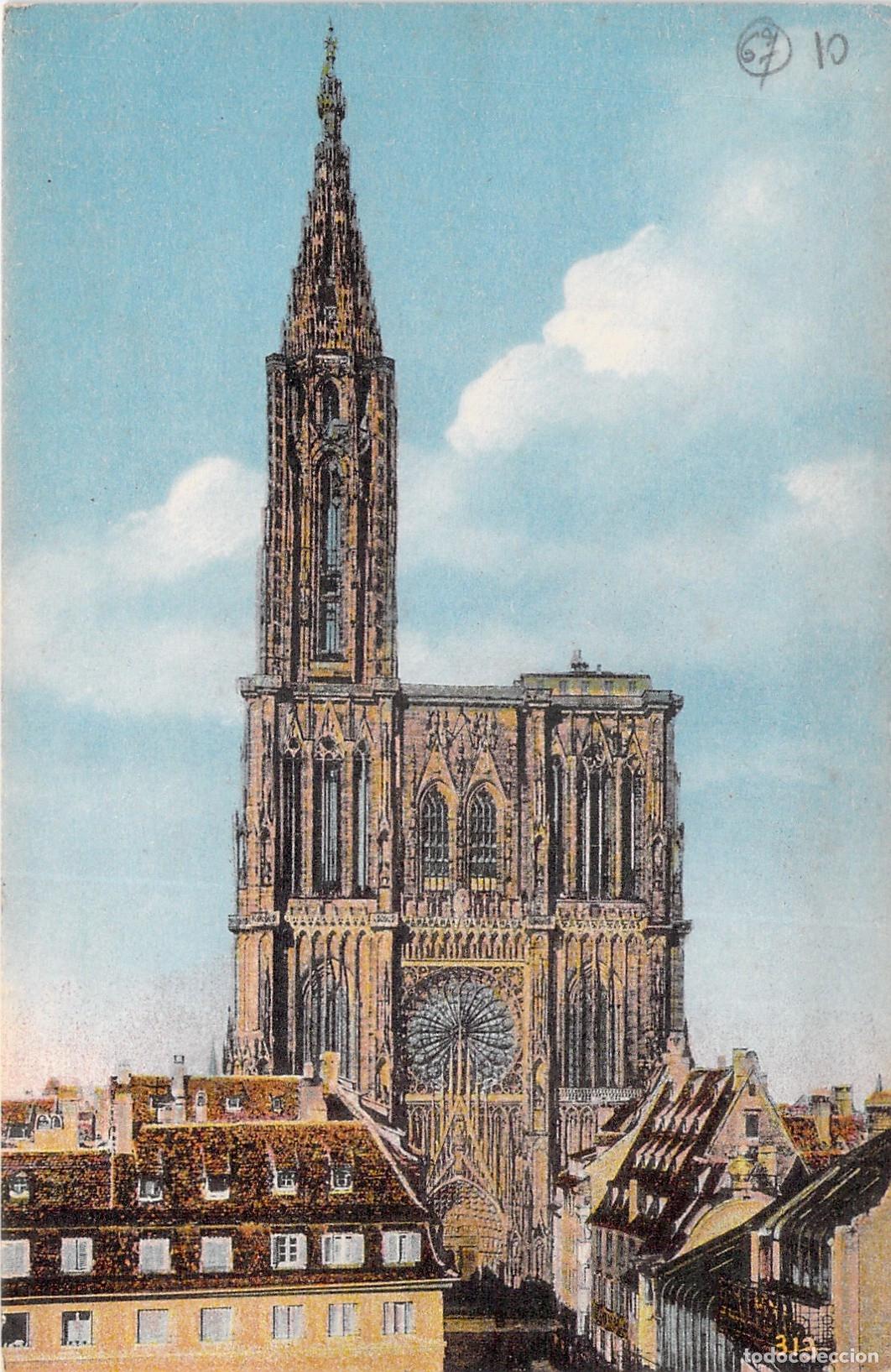 Postales: Postal de la Catedral de Estrasburgo Francia Das M&uuml;nster