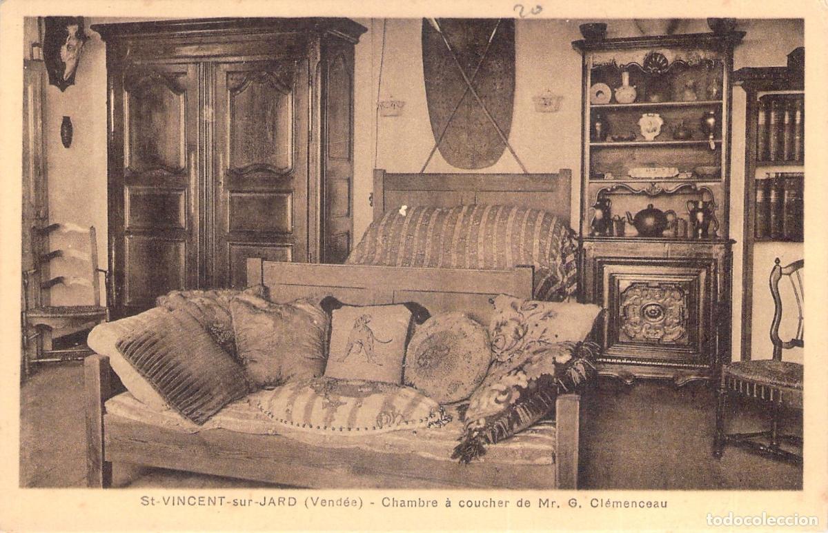 Cartoline: Postal de la Habitaci&oacute;n de Georges Cl&eacute;menceau en Saint-Vincent-sur-Jard