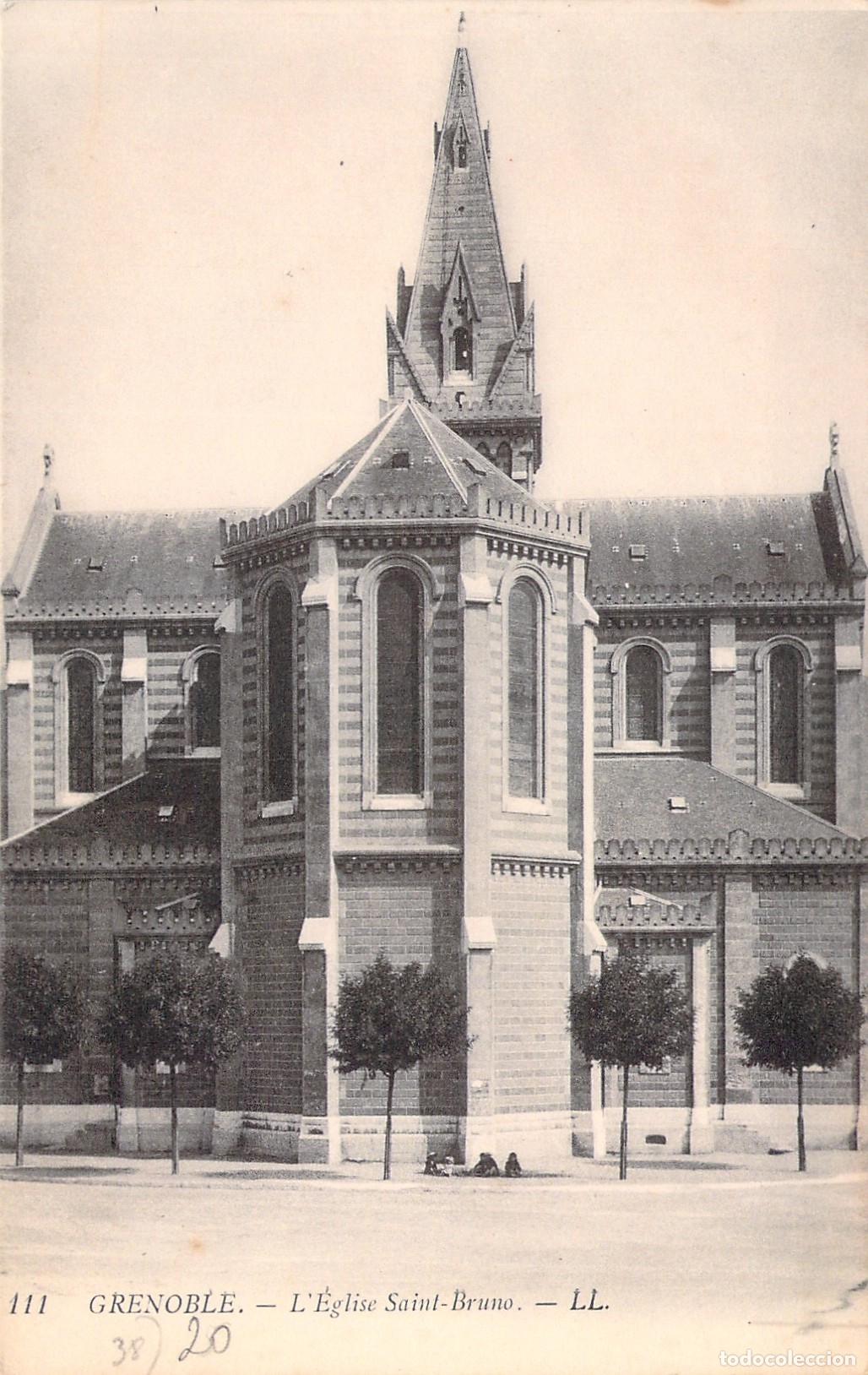 Postcards: Postal de la Iglesia de Saint-Bruno en Grenoble