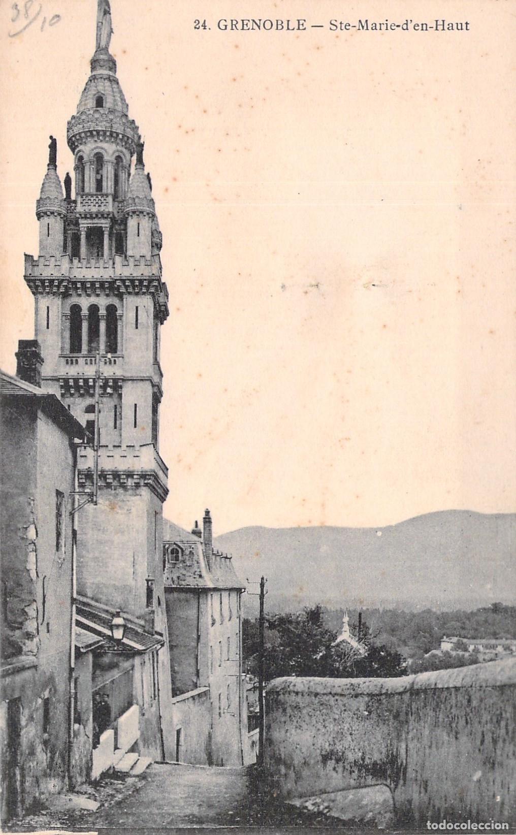 Postales: Postal de Grenoble, Iglesia Ste-Marie-d'en-Haut, Francia