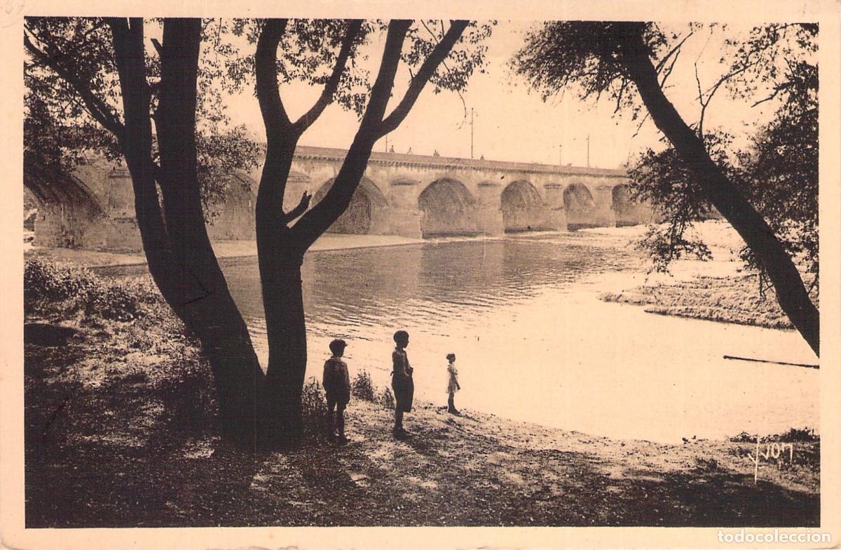 Postales: Postal de Metz - El r&iacute;o Mosela y el Pont des Morts, Francia