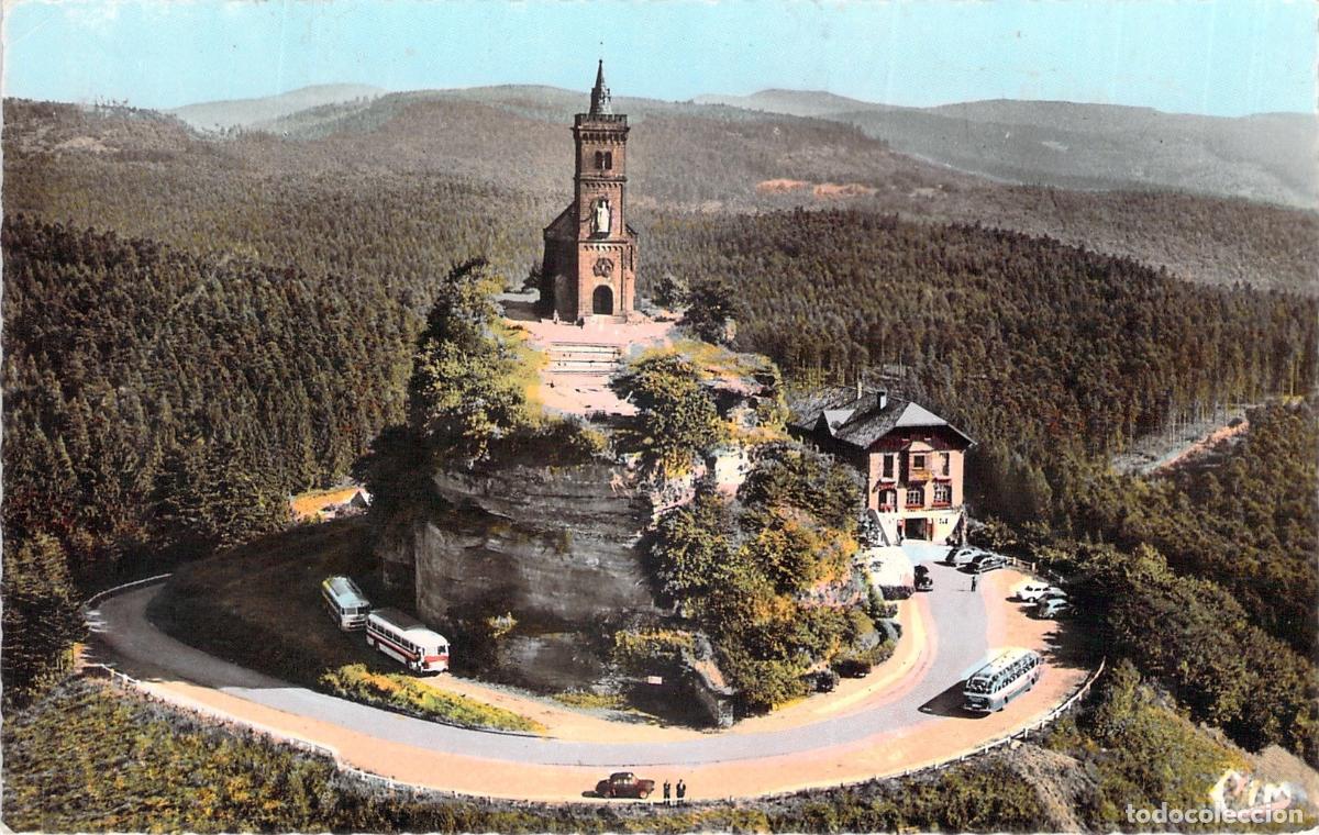 Postales: Postal de la Capilla Saint-L&eacute;on en el Rocher de Dabo