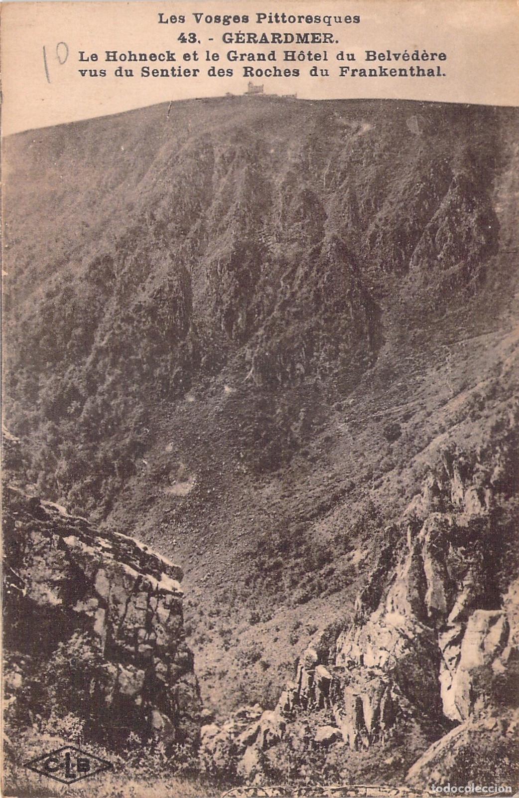 Postcards: Postal de G&eacute;rardmer, Le Hohneck y el Grand H&ocirc;tel du Belv&eacute;d&egrave;re, Francia