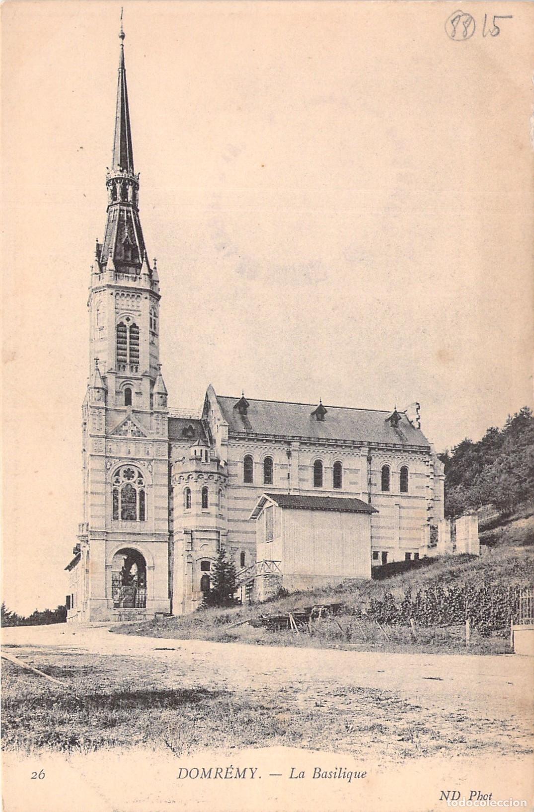 Postcards: Postal de la Bas&iacute;lica de Domr&eacute;my en Vosges, Francia