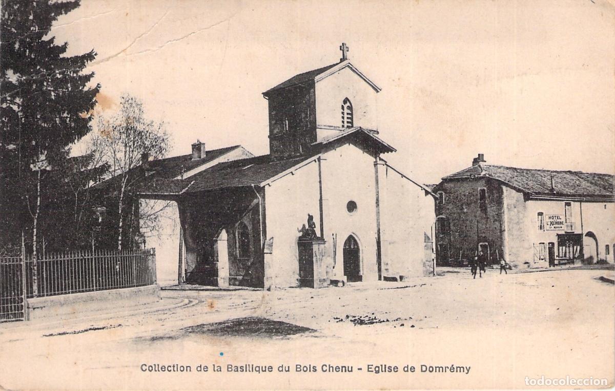 Postcards: Postal de la Iglesia de Domr&eacute;my, Francia - Colecci&oacute;n Bas&iacute;lica Bois Chenu