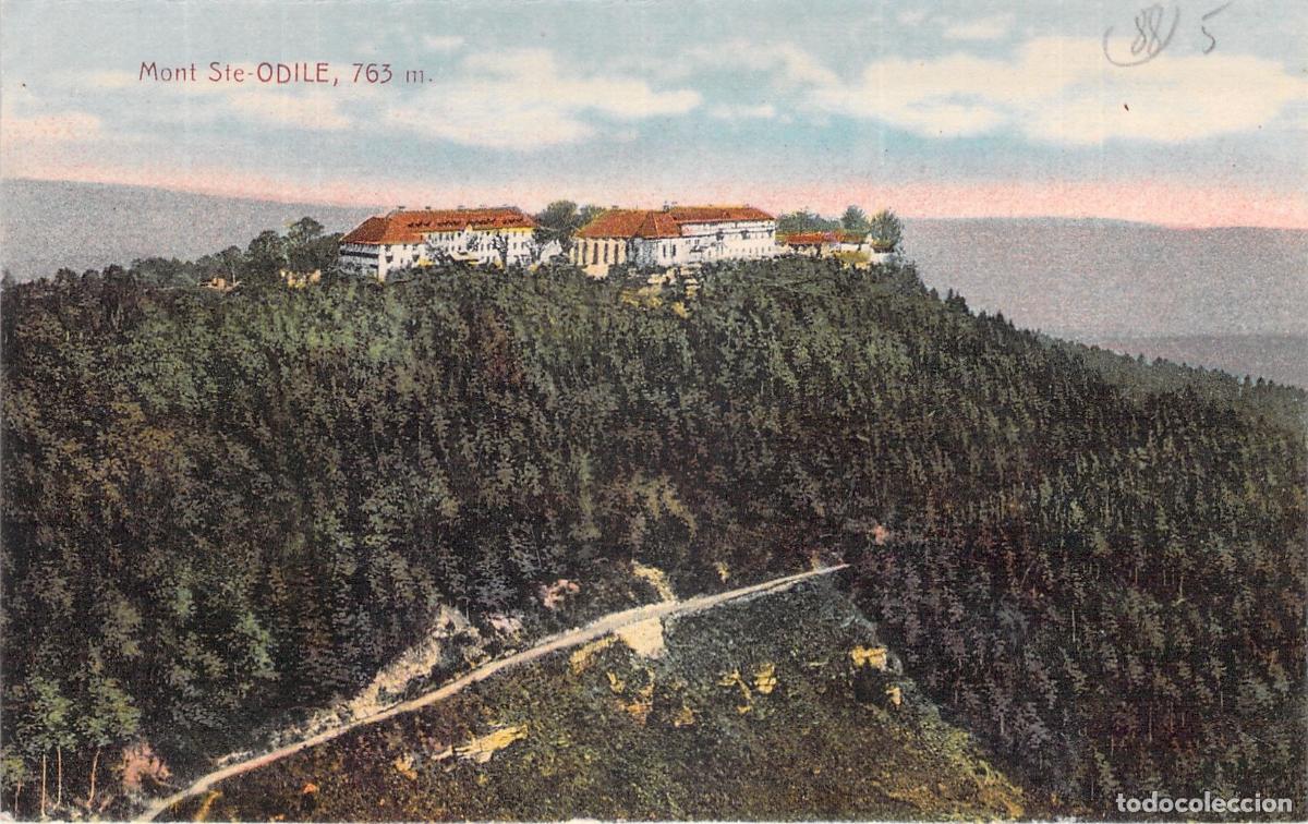 Postcards: Postal del Monte Sainte-Odile en Alsacia, Francia