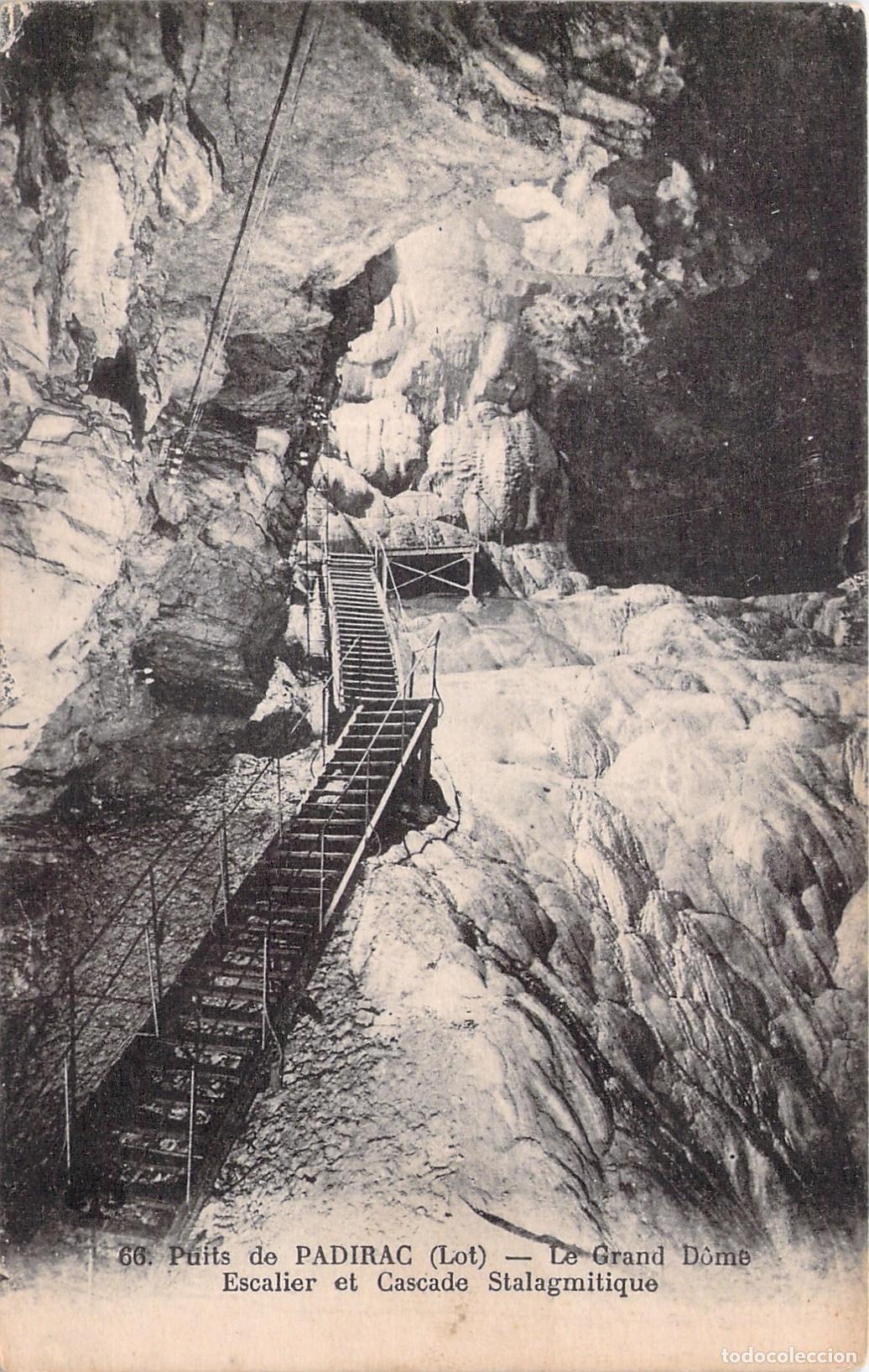 Postcards: Postal Gouffre de Padirac El Gran Domo y Cascada Estalagm&iacute;tica