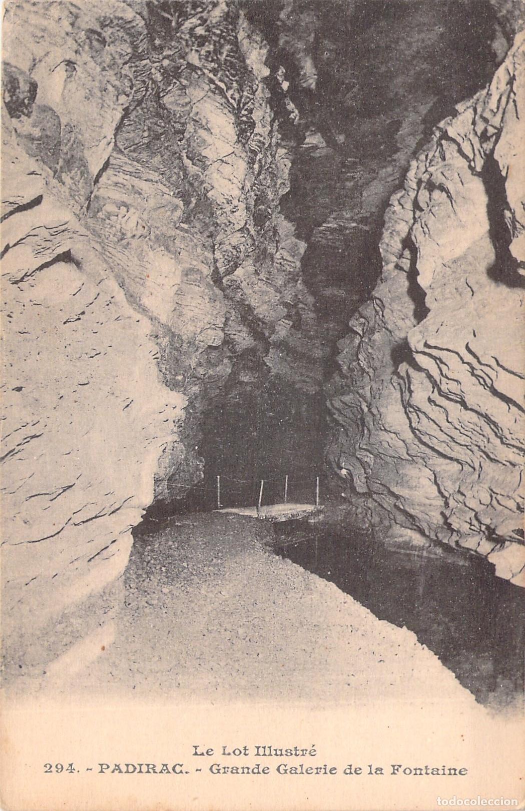 Postcards: Postal de la Cueva de Padirac Grande Galerie de la Fontaine