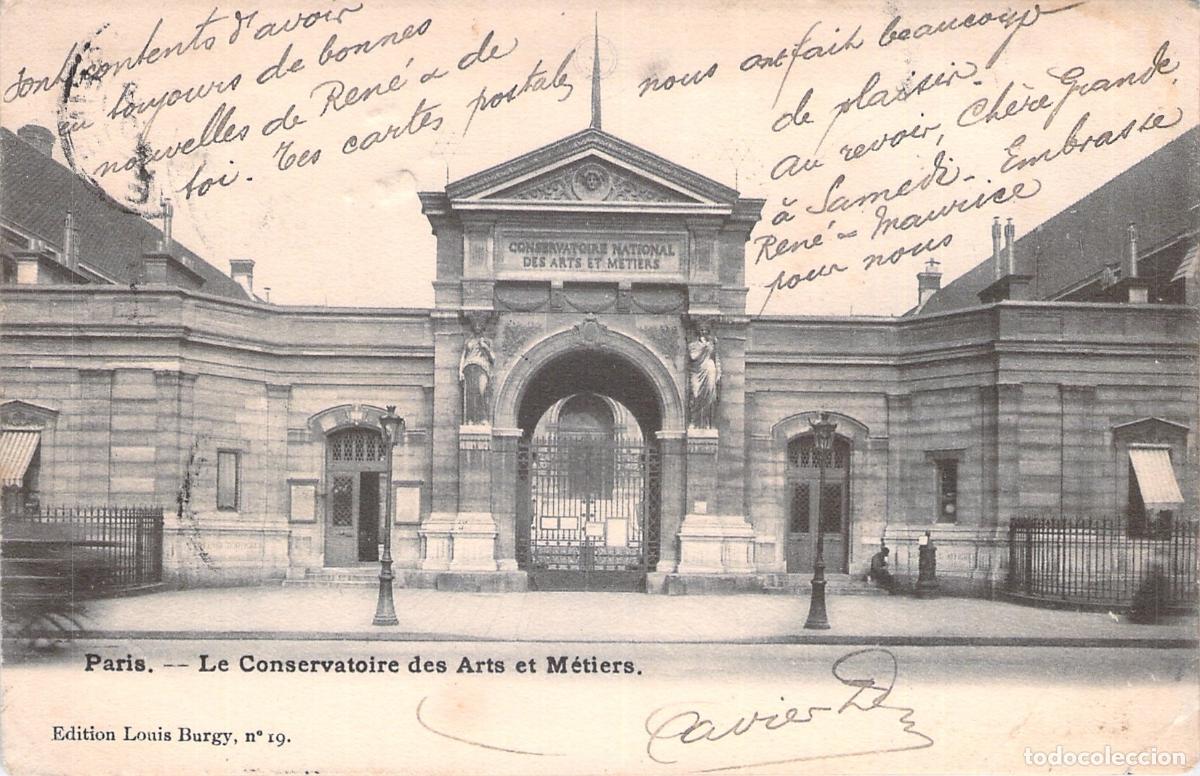 Postales: Postal de Par&iacute;s, Conservatorio Nacional de Artes y Oficios