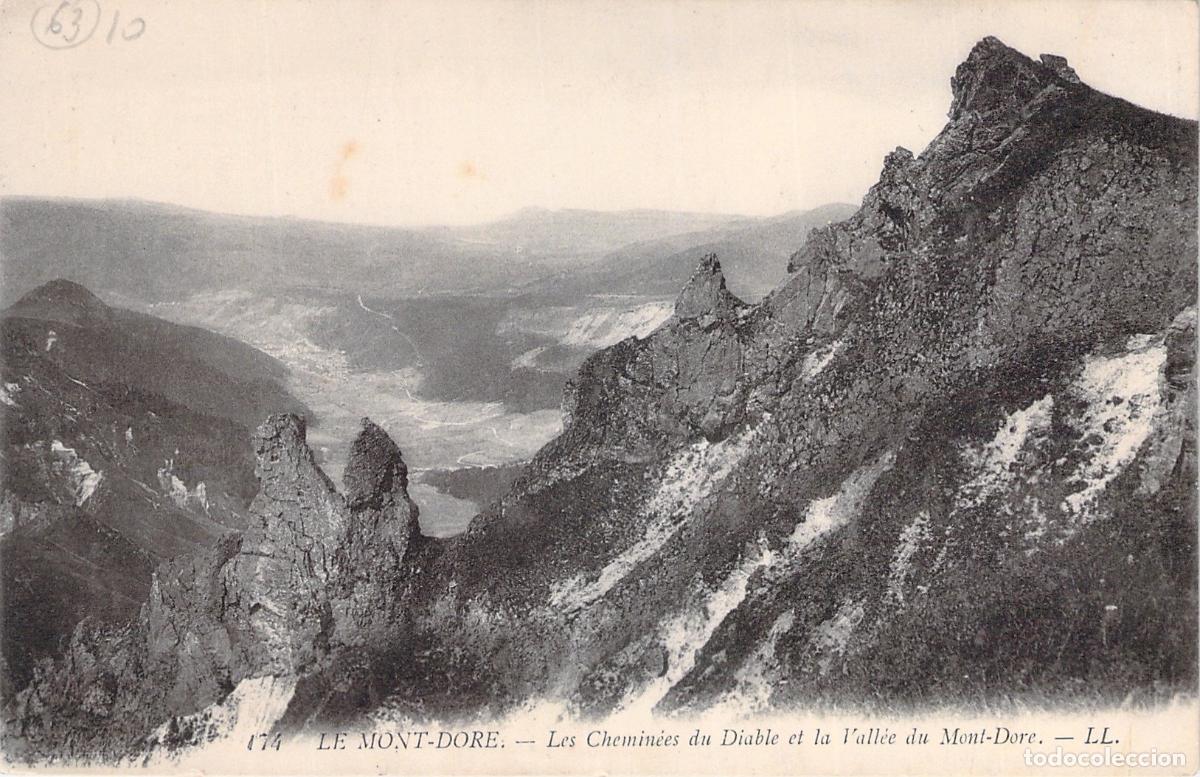 Postales: Postal de Le Mont-Dore y las Chemin&eacute;es du Diable