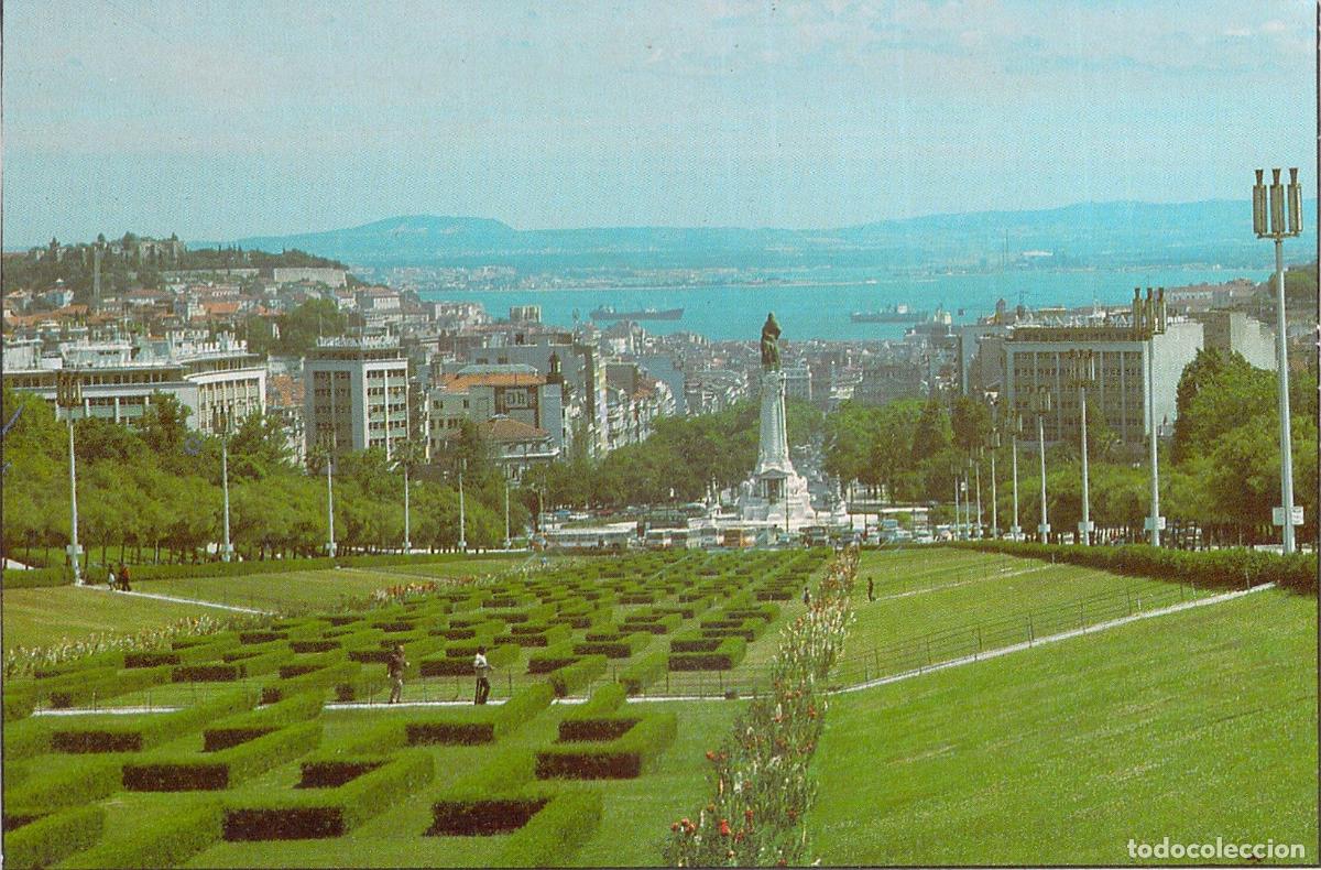 Postales: Postal del Parque Eduardo VII en Lisboa Portugal