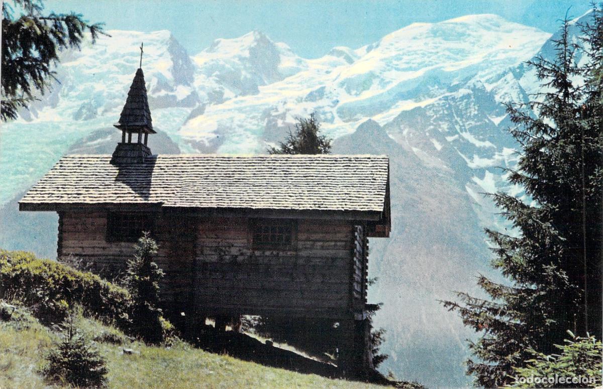 Postales: Postal Capilla de Merlet en los Alpes del Mont-Blanc Francia