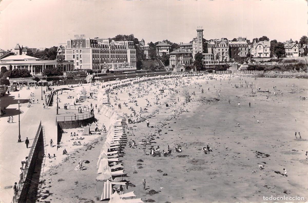 Postales: Postal de la Playa de Dinard, Costa de Esmeralda