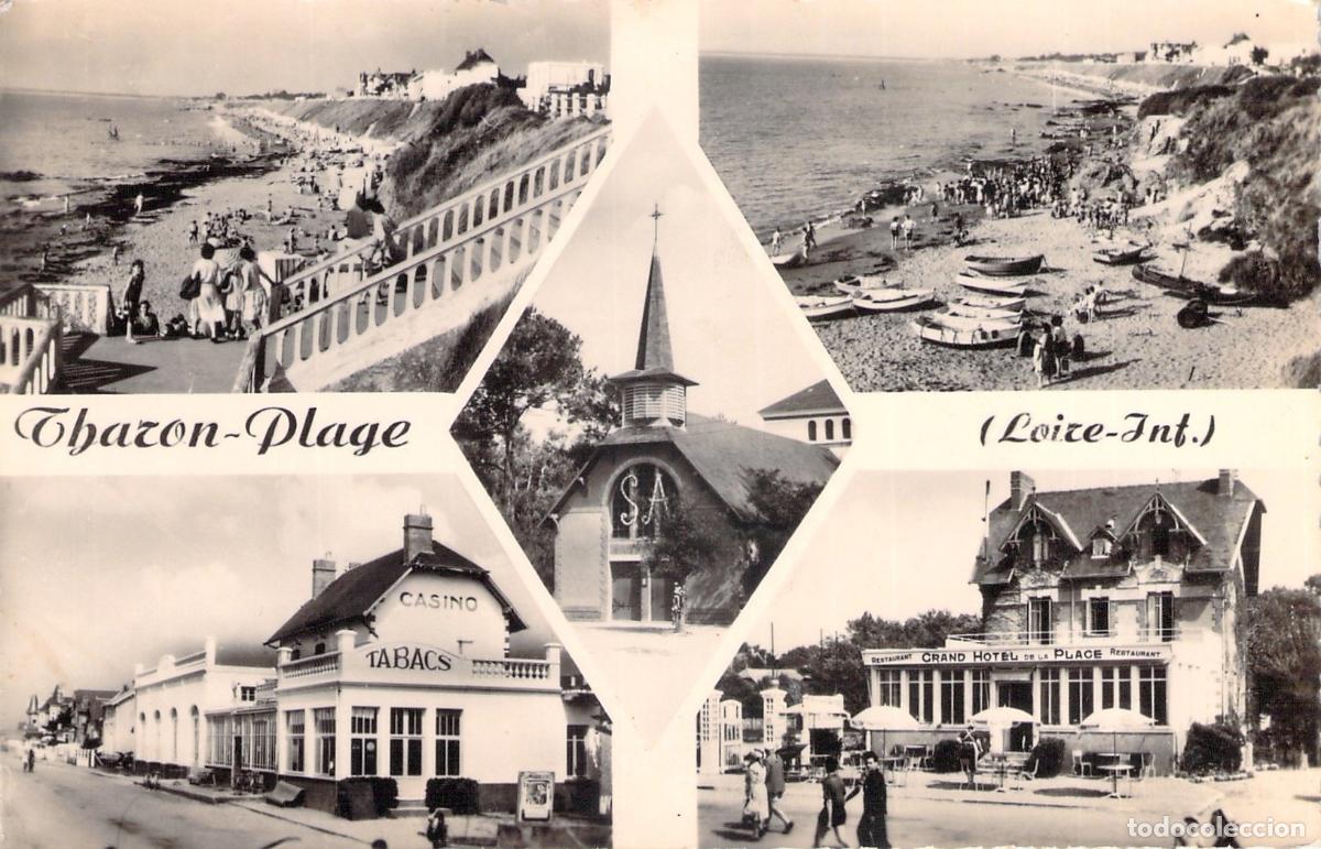 Postales: Postal Multivistas de Tharon-Plage y su Costa