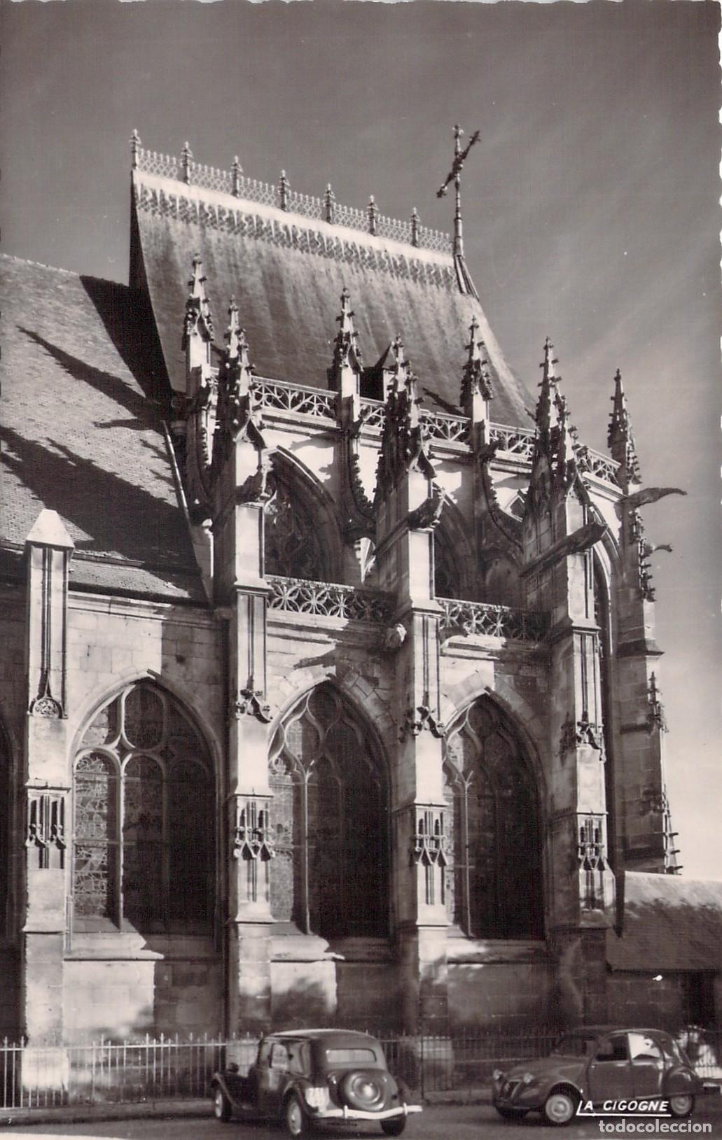 Postales: Postal de la Iglesia de Conches en Eure, Francia - Vista del Coro